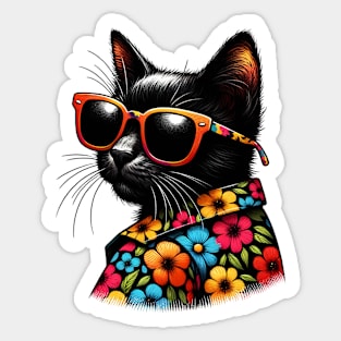 The coolest cat on Songkran Day Sticker